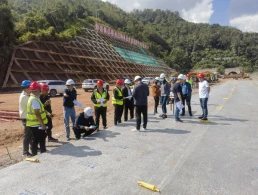 省交發(fā)公司對(duì)所轄高速公路項(xiàng)目開(kāi)展2022年度綜合檢查